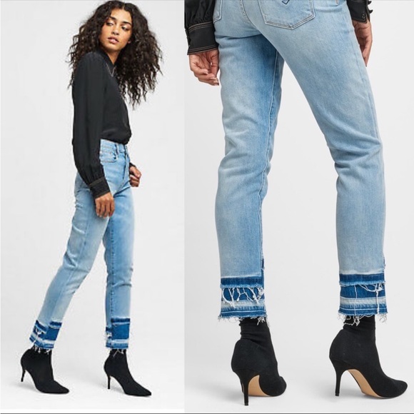 Hudson High Rise Zooey Straight Crop NWT - Picture 1 of 13